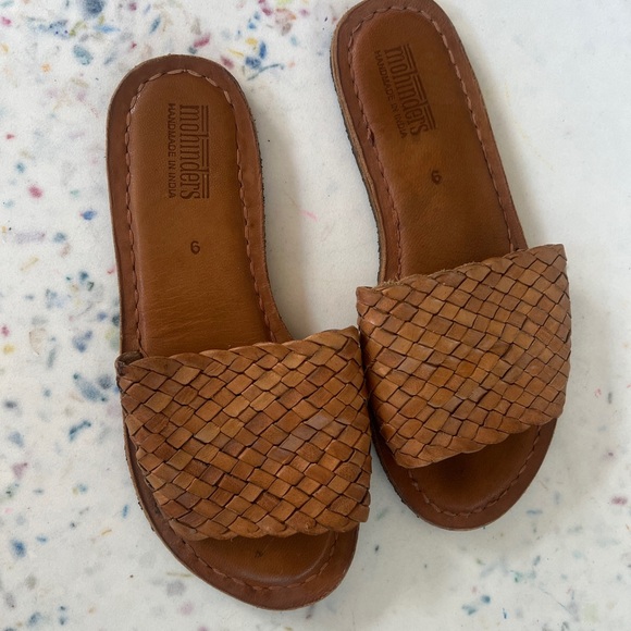 Mohinder Woven Sandals in Honey Size 9 - Picture 2 of 3